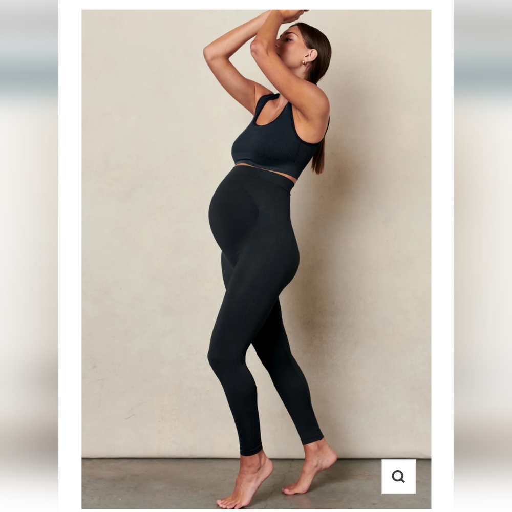 Women's Black Maternity Leggings